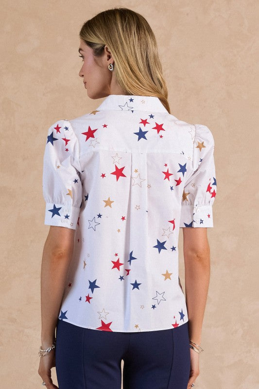 Short sleeve star shirt