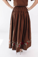 French romantic embroidered set