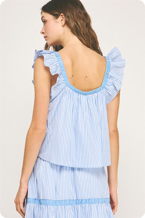 Azur striped set