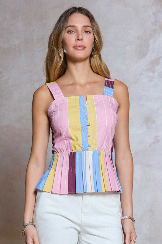 Multi striped summer set