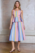 Multi striped summer set